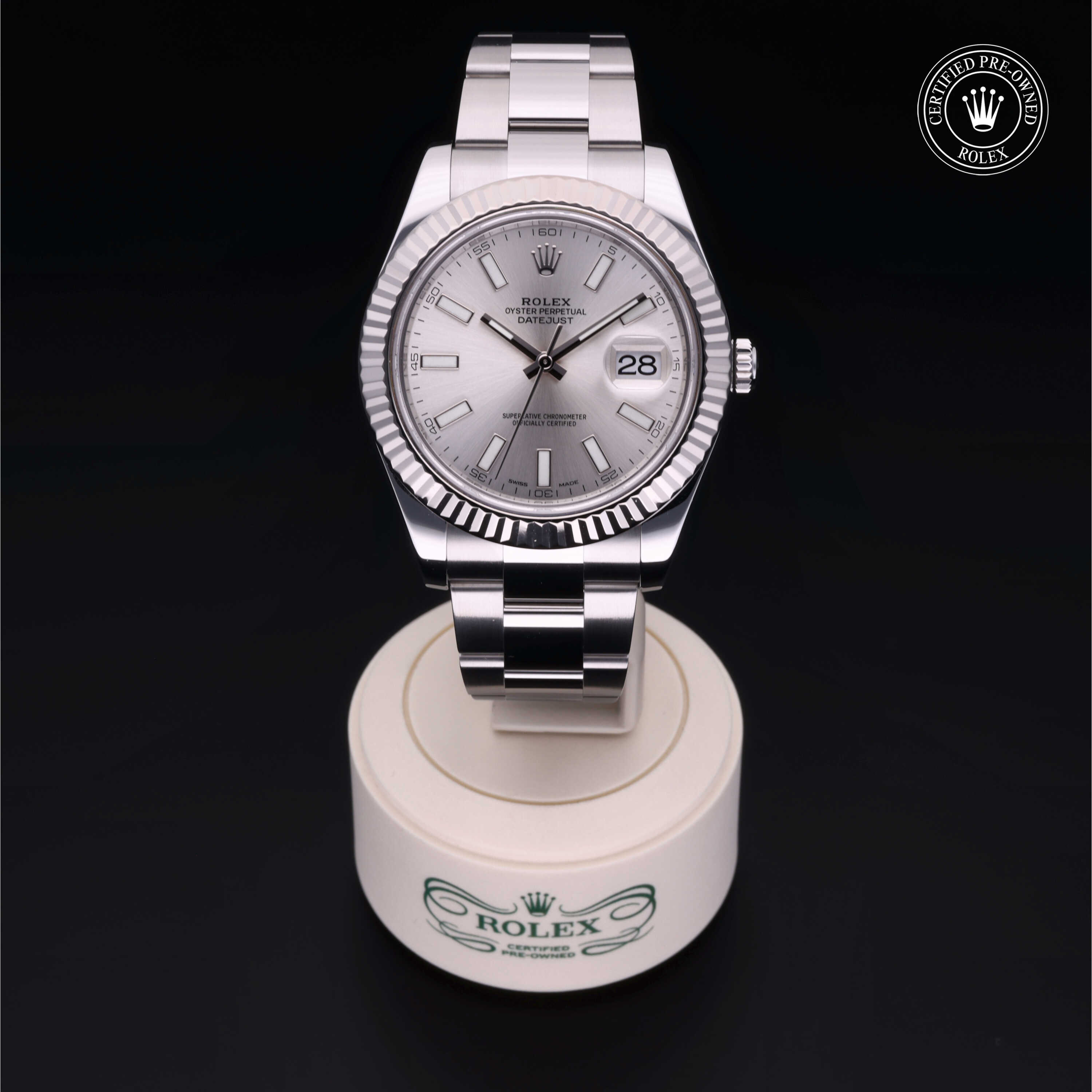 Rolex Datejust in Oystersteel and gold M948573-0013 at Build Jewelers